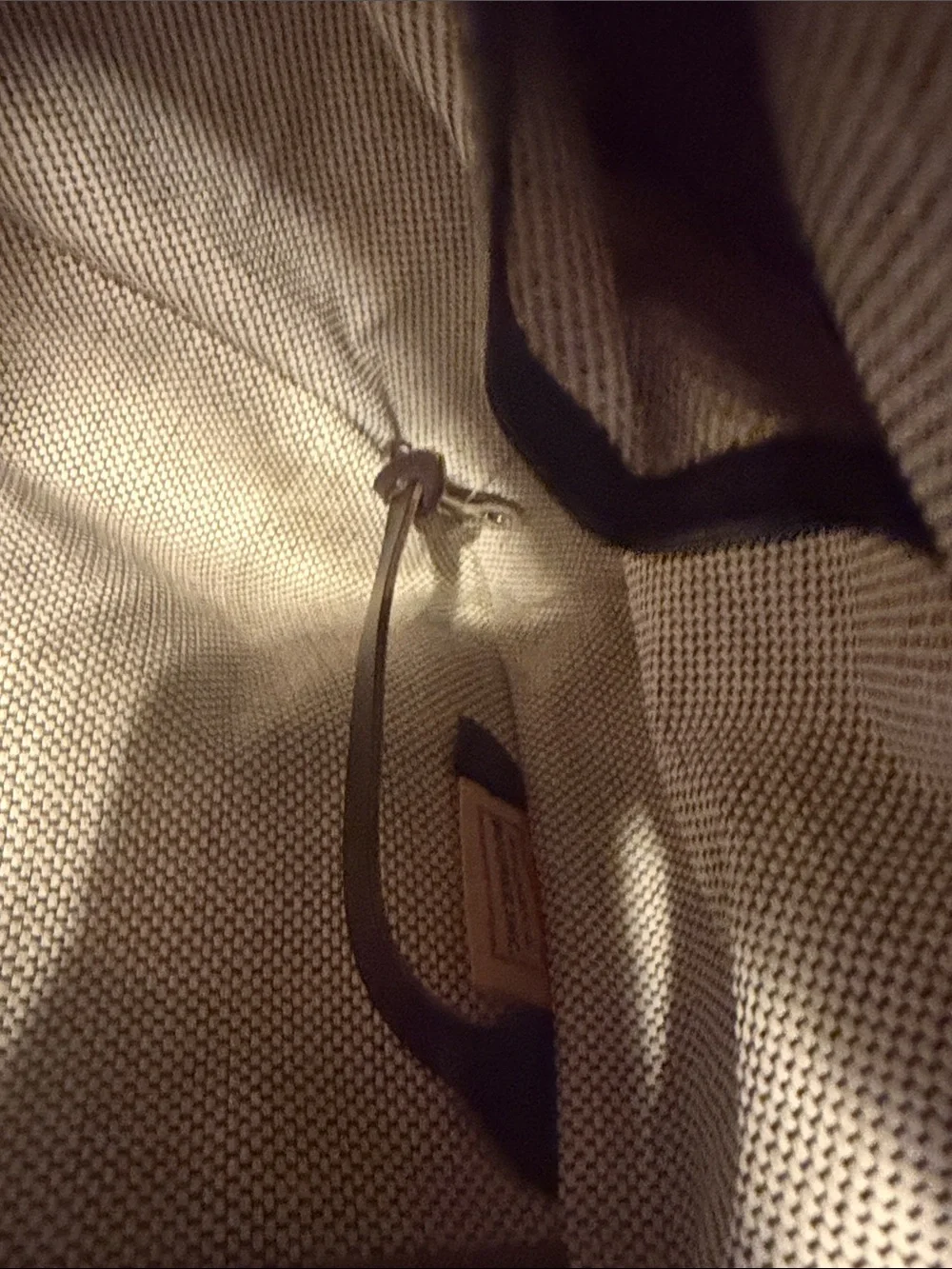 Dooney & Bourke Tan & Brown Monogram Large Canvas w/ leather Shoulder Bag - Picture 6 of 8